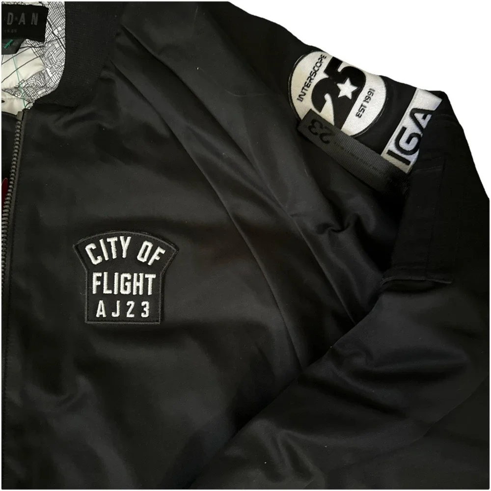 Nike Jordan x Interscope Record City Of Fight AJ23 Bomber Jacket Rare Limited XL